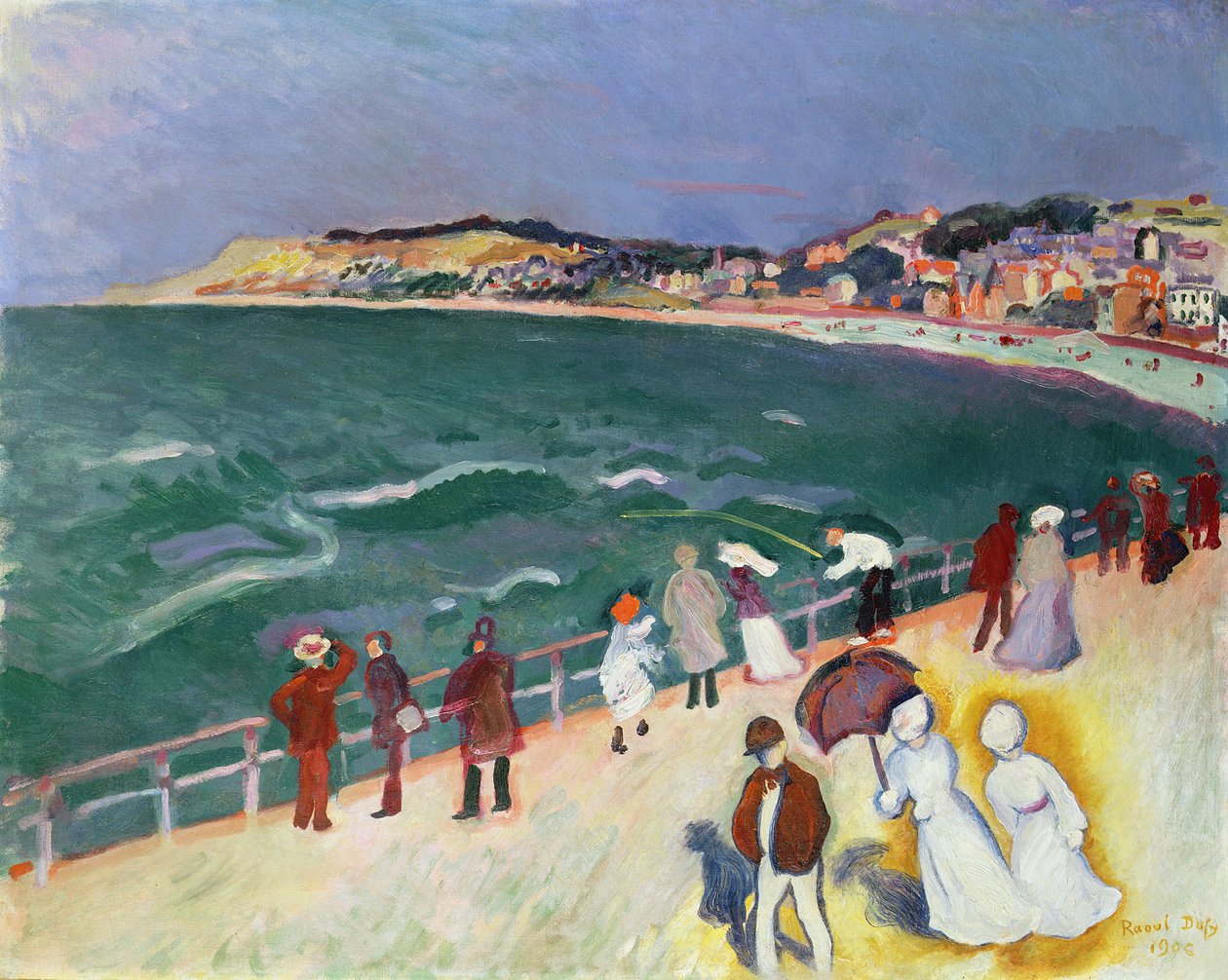 Promenada na nabrzeżu autorstwa Raoul Dufy
