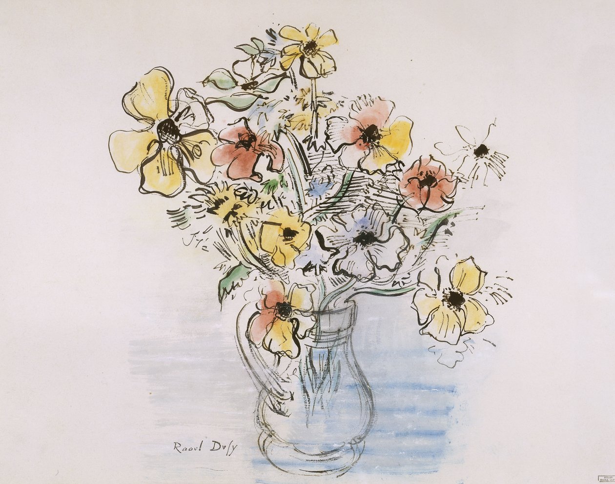 Bukiet zawilców autorstwa Raoul Dufy