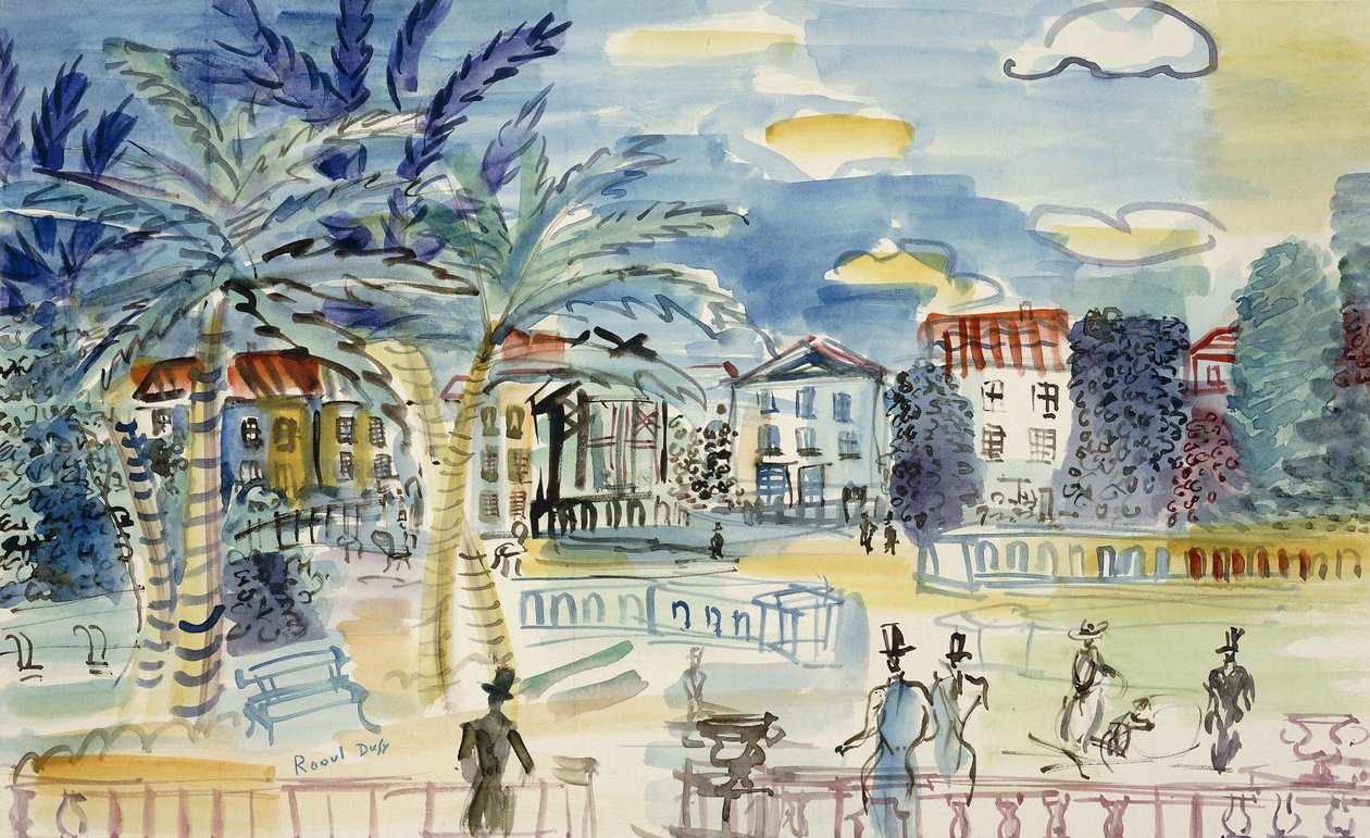 Elegants in the Park autorstwa Raoul Dufy