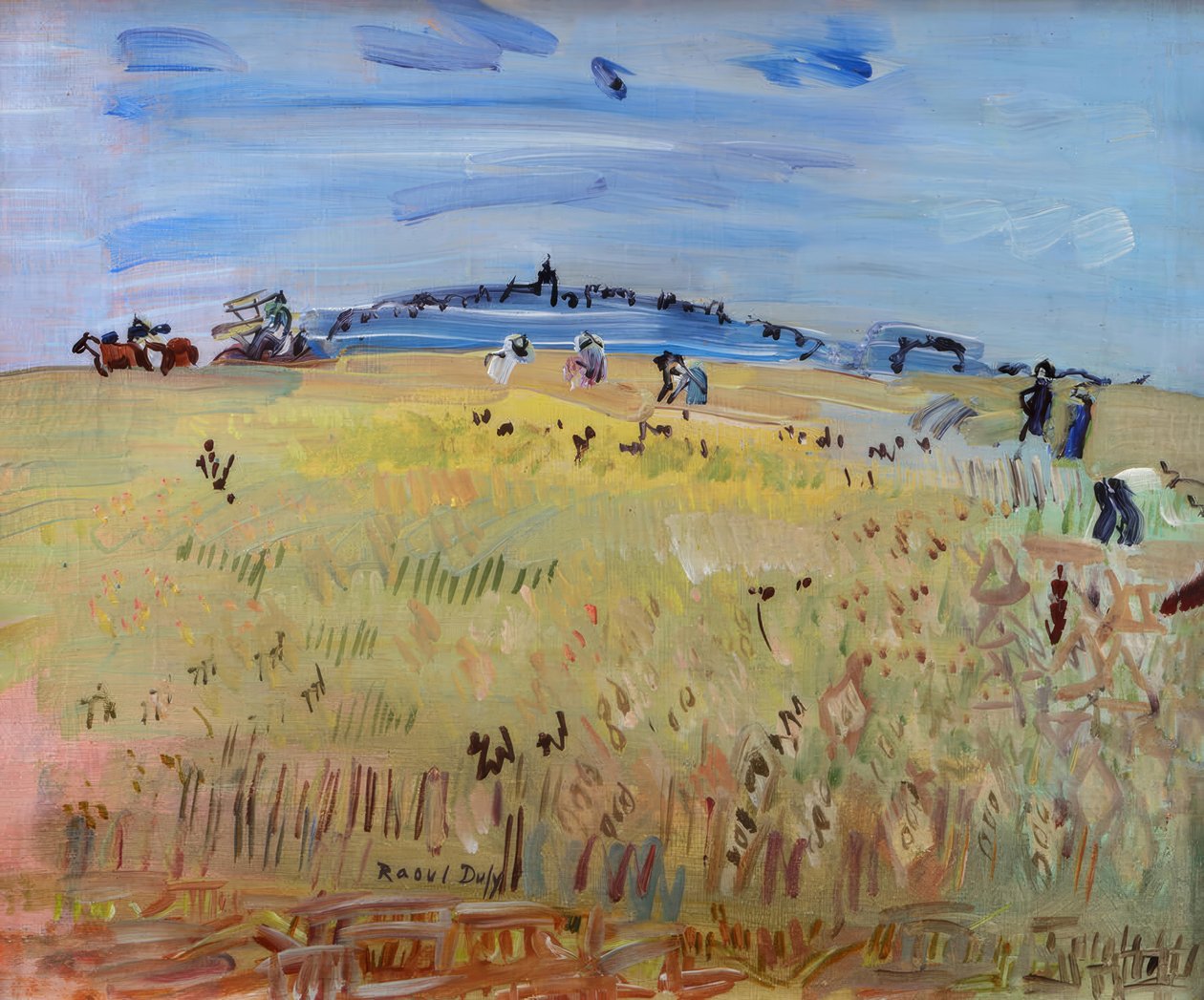Żniwa w Langres autorstwa Raoul Dufy