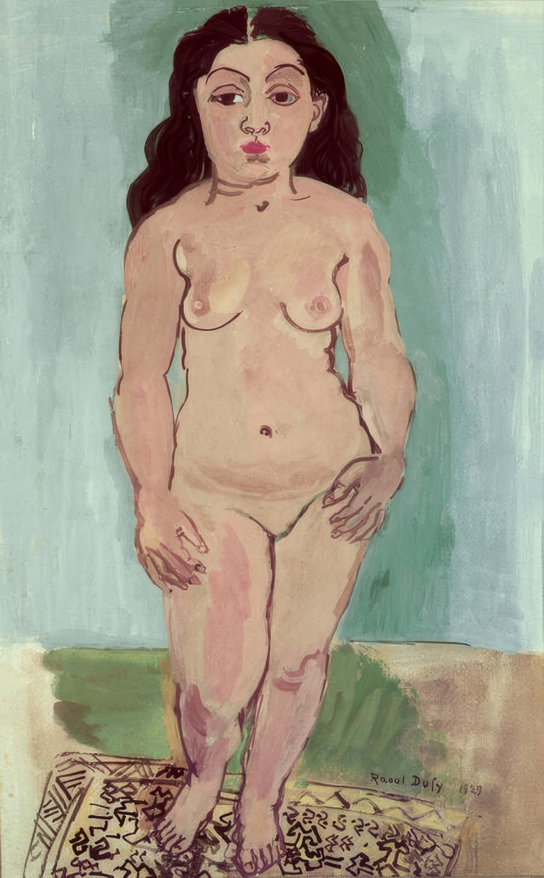 Naga kobieta autorstwa Raoul Dufy