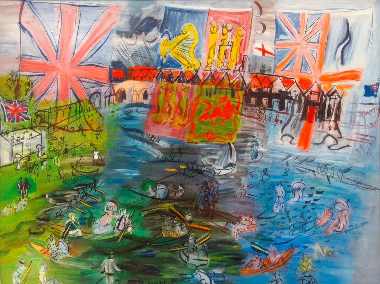Henley, regaty flagowe autorstwa Raoul Dufy