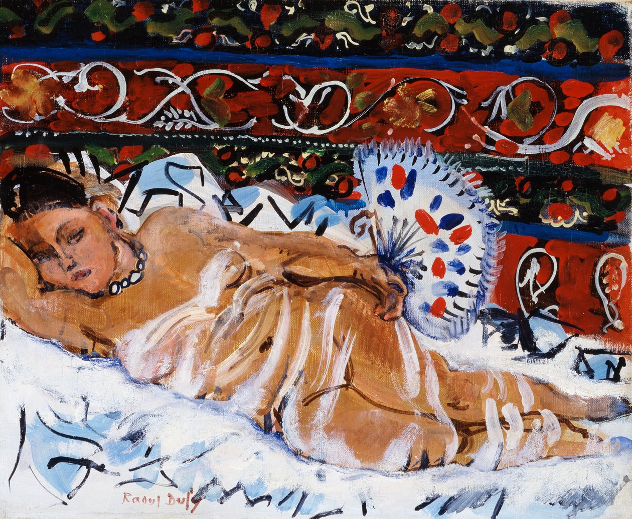 Hindus z wentylatorem autorstwa Raoul Dufy