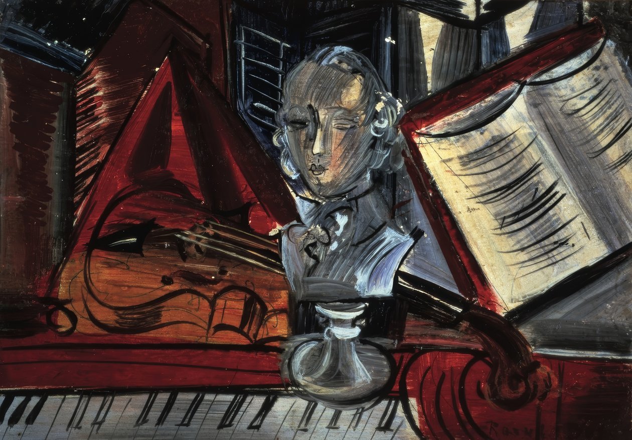 Hommage an Wolfgang Amadeus Mozart autorstwa Raoul Dufy