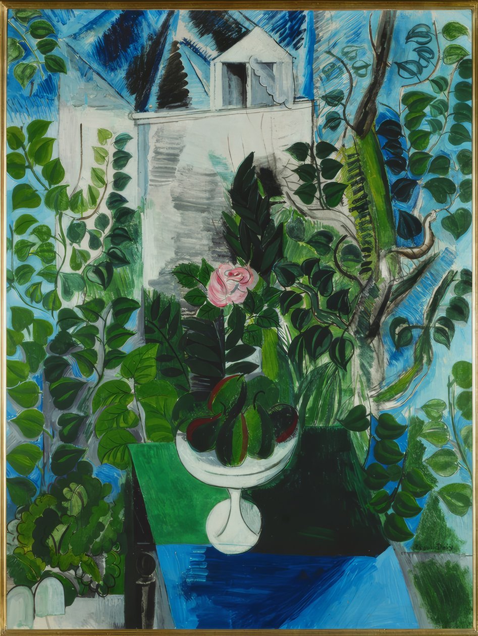 Dom i ogród artysty w Hawrze autorstwa Raoul Dufy