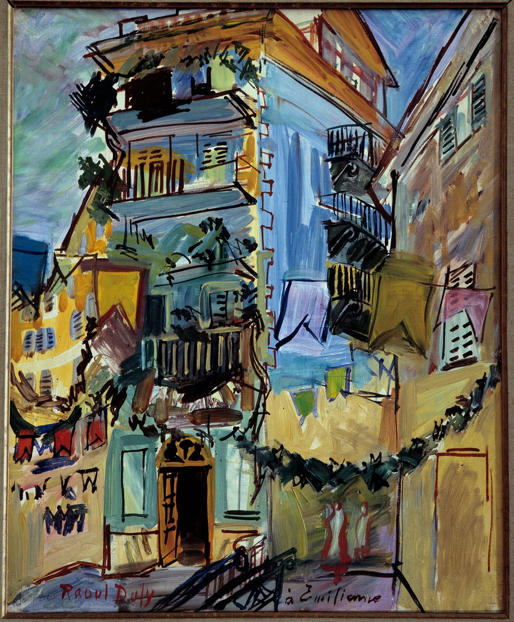 W Emilienne, Nicea w maju autorstwa Raoul Dufy