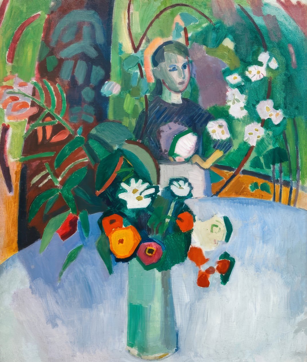 Jeanne wśród kwiatów autorstwa Raoul Dufy