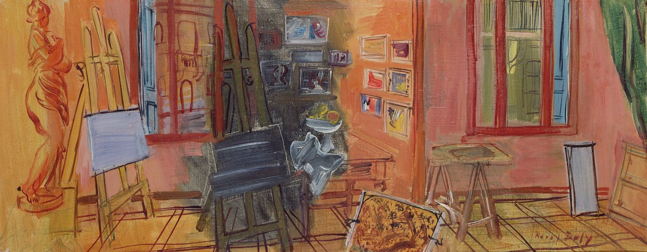 La Frileuse, Studio w Perpignan autorstwa Raoul Dufy