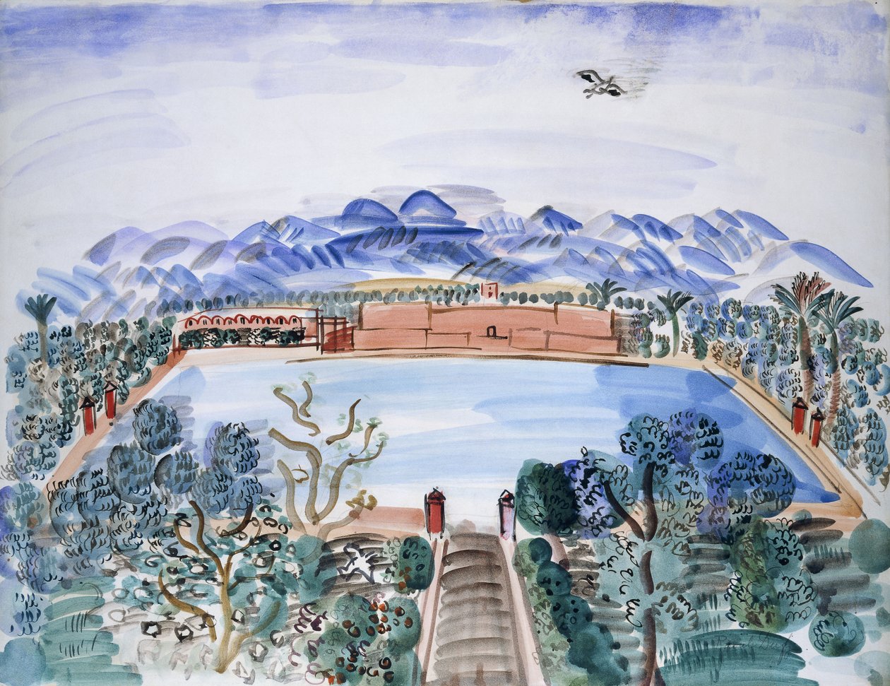 La Menara, Marrakesz autorstwa Raoul Dufy