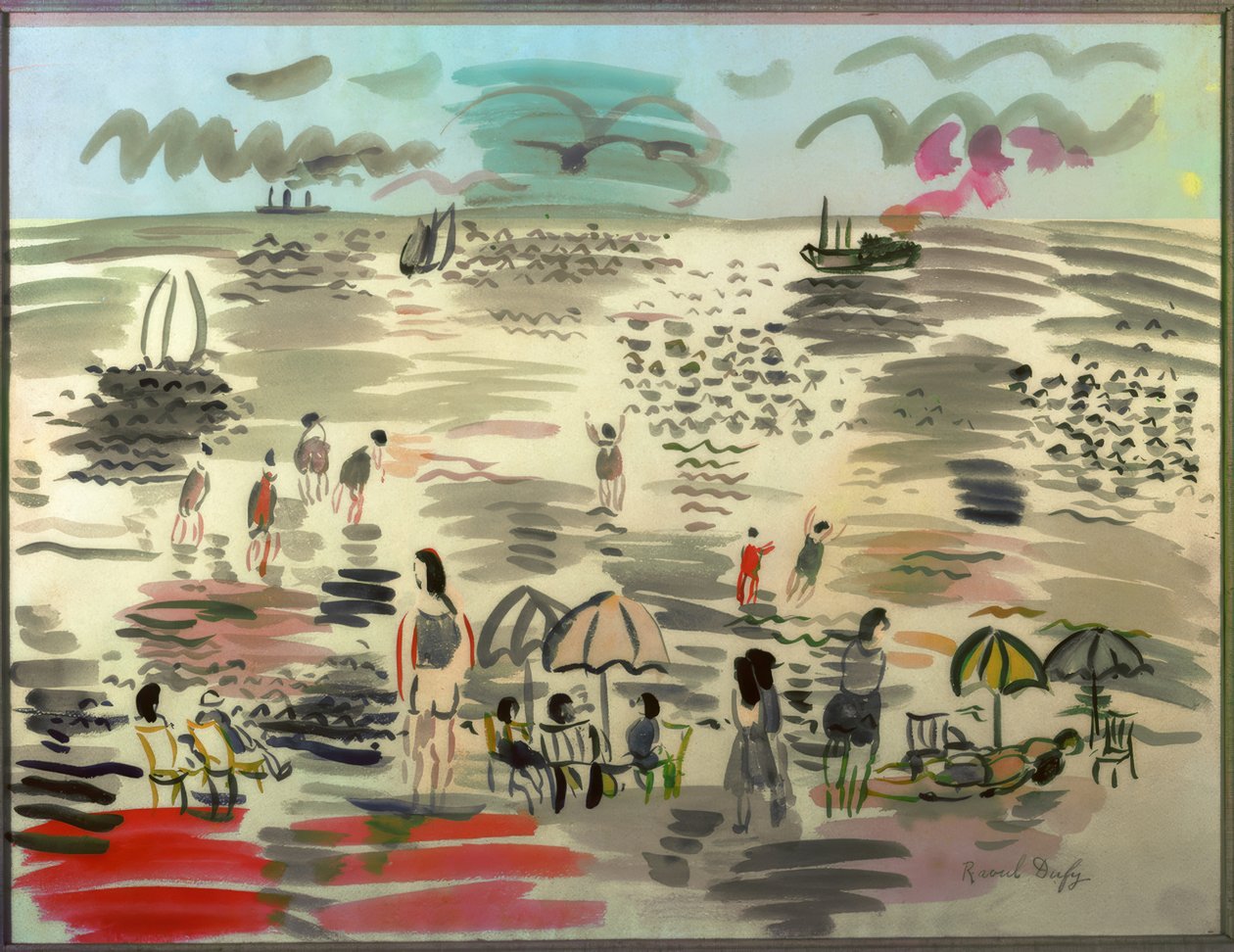 Plaża autorstwa Raoul Dufy