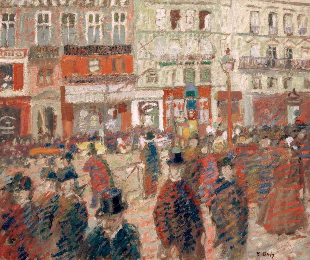 Boulevard Saint-Martin autorstwa Raoul Dufy