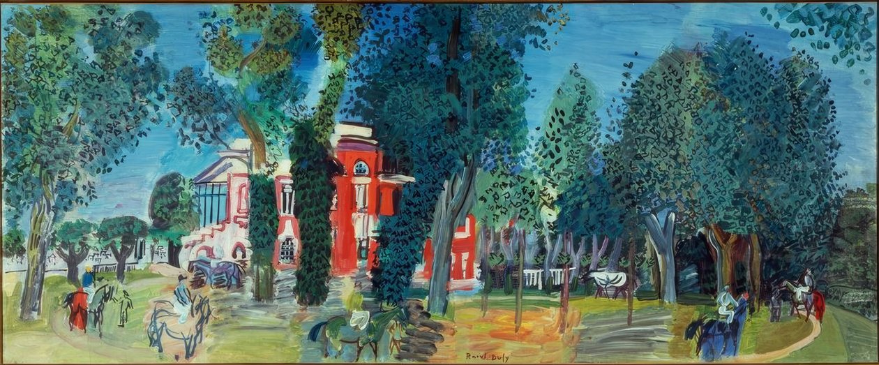 Deauville Paddock autorstwa Raoul Dufy