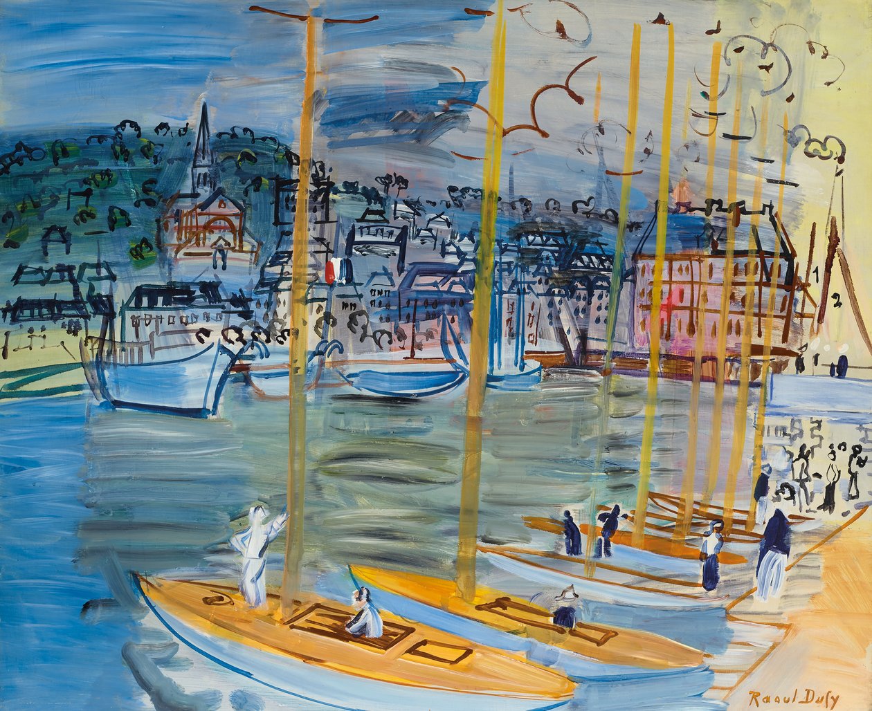 Dorzecze Deauville autorstwa Raoul Dufy