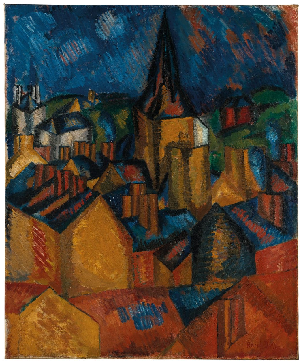 Dzwonnica (kościół św. Wincentego w Hawrze) autorstwa Raoul Dufy