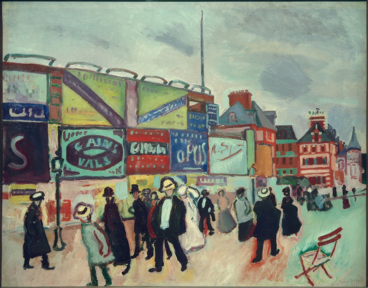 Plakaty w Trouville autorstwa Raoul Dufy