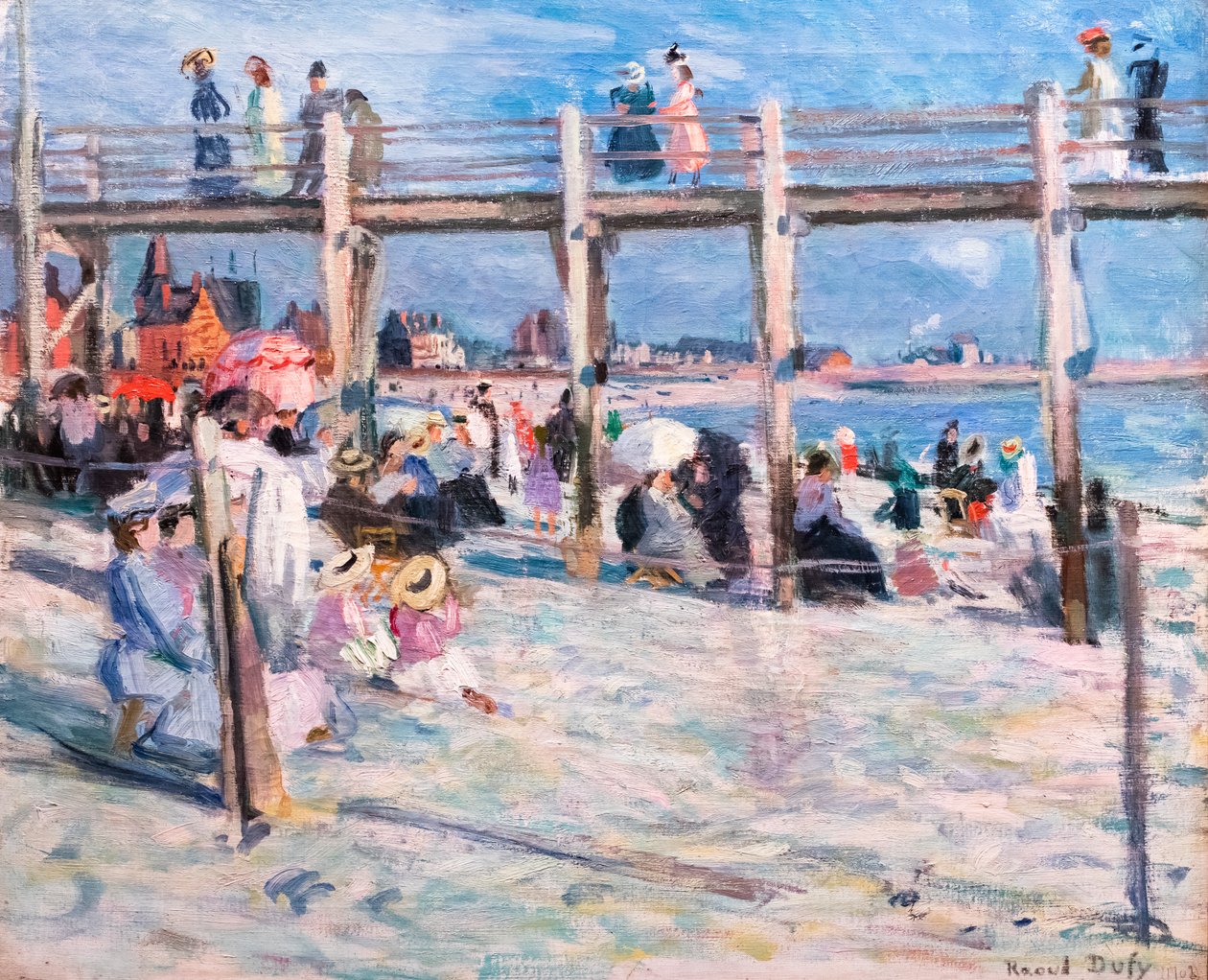 Kąpiele Marie-Christine w Ste-Adresse autorstwa Raoul Dufy