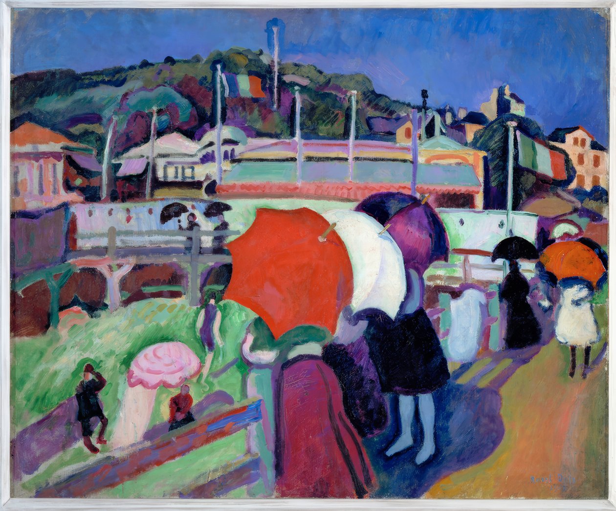 Trzy parasole autorstwa Raoul Dufy