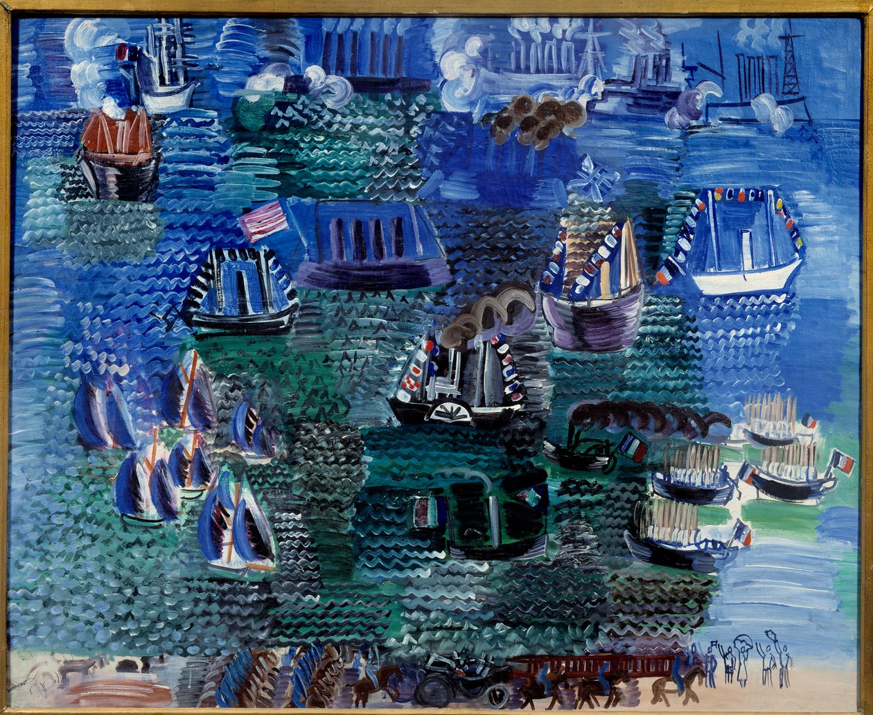 Święto morza i oficjalna wizyta w Hawrze autorstwa Raoul Dufy