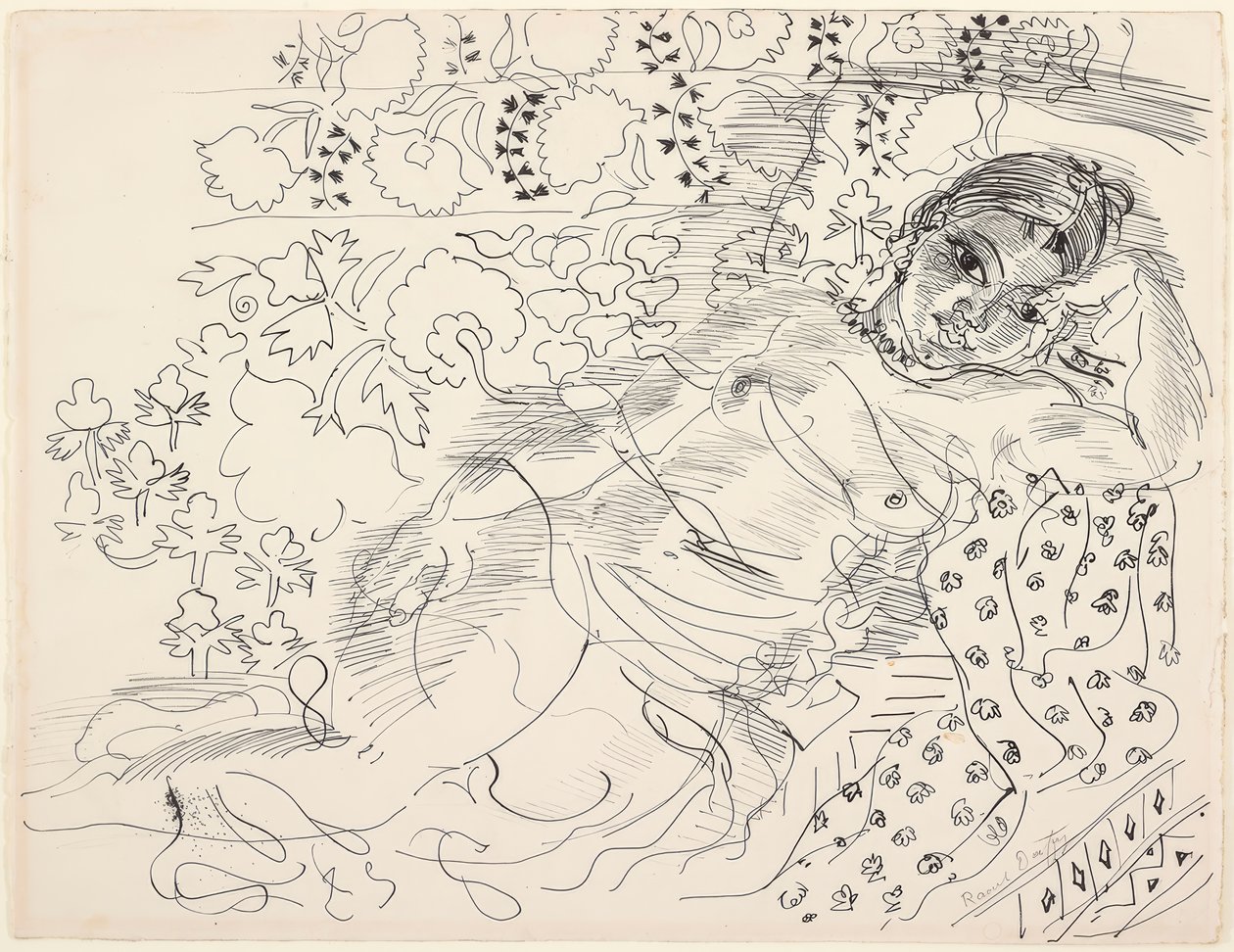 Model perski autorstwa Raoul Dufy
