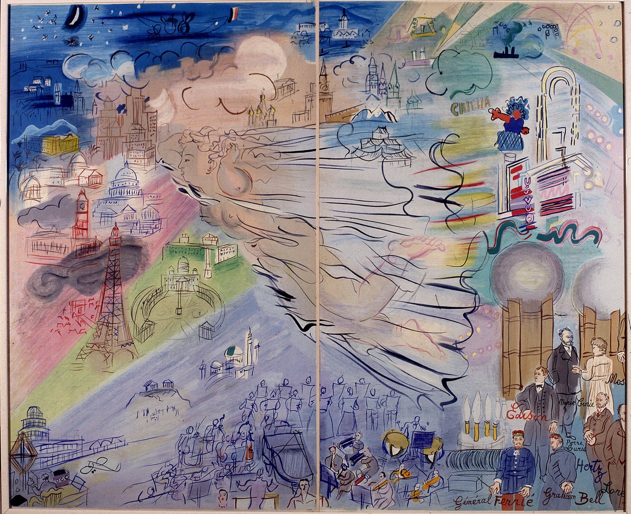 Obraz "La Fee Electricite" autorstwa Raoula Dufy