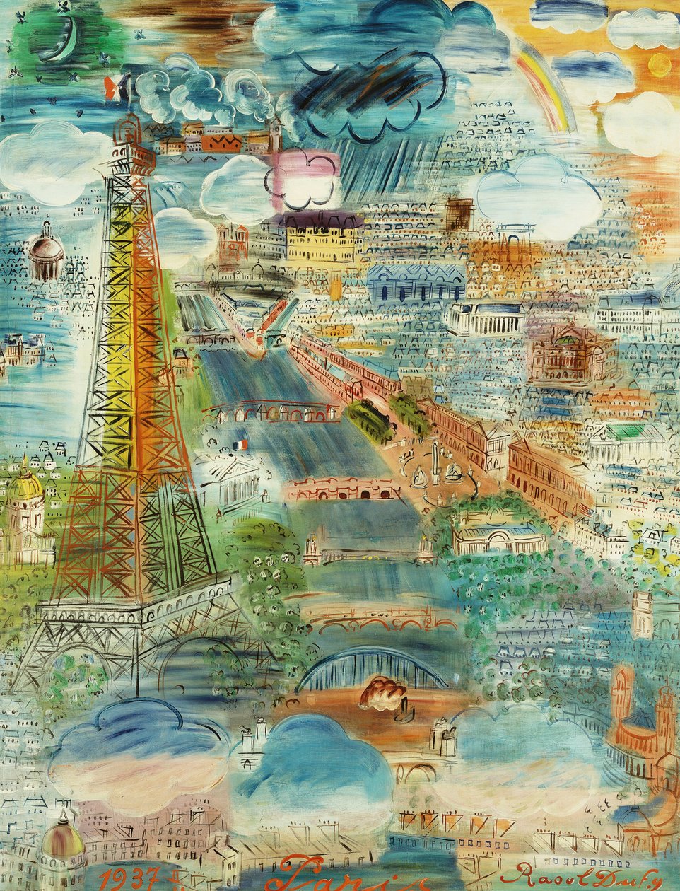 Paryż autorstwa Raoul Dufy