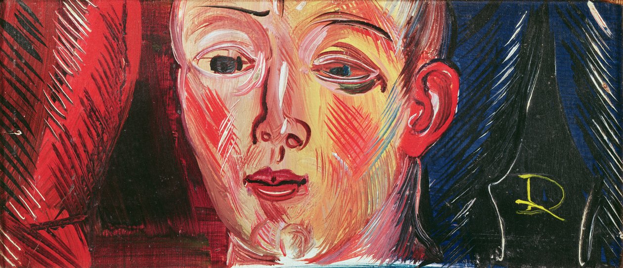 Portret (olej na płótnie) autorstwa Raoul Dufy