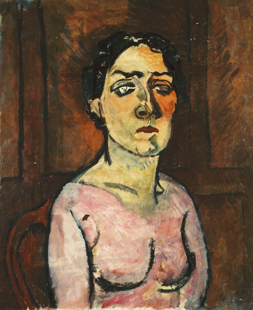 Portret Madame Raoul Dufy, ok. 1908-1909 (olej na płótnie) autorstwa Raoul Dufy
