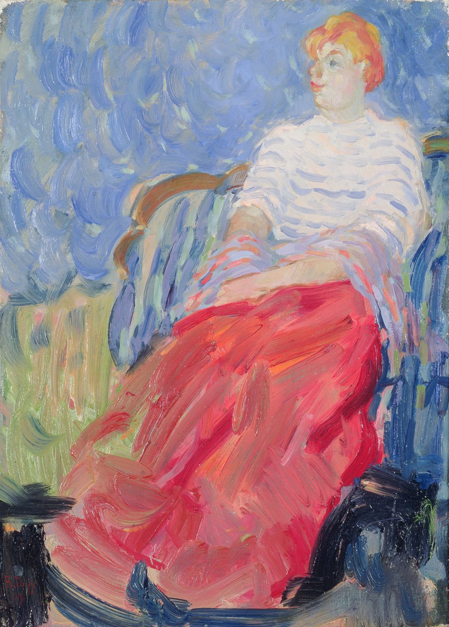 Portret siostry artysty, Suzanne Dufy autorstwa Raoul Dufy
