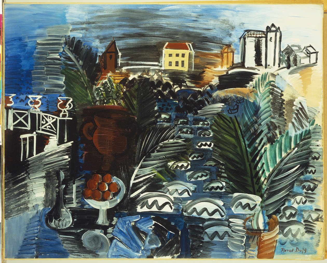 Martwa natura nad morzem autorstwa Raoul Dufy
