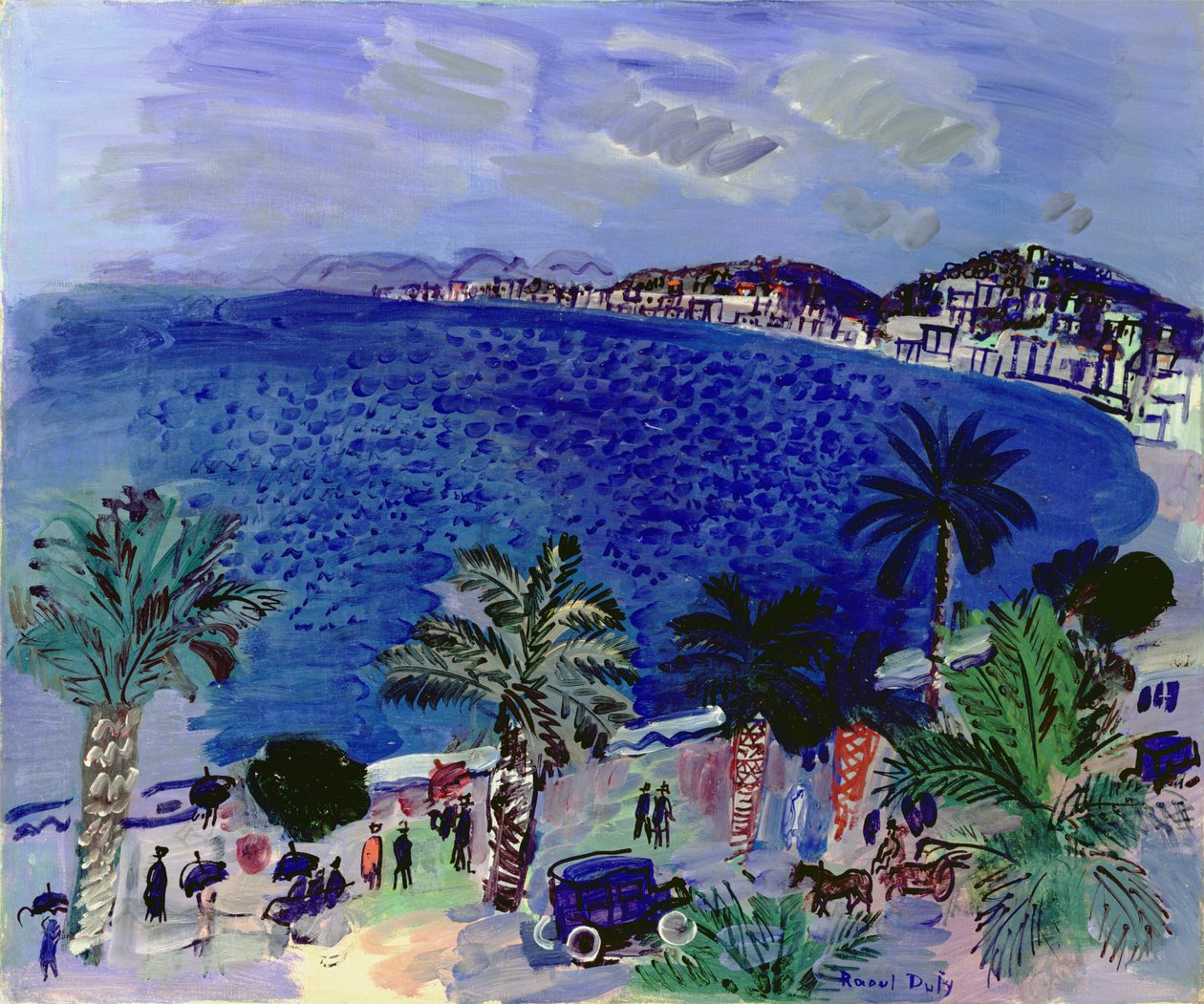 Zatoka Aniołów, Nicea autorstwa Raoul Dufy