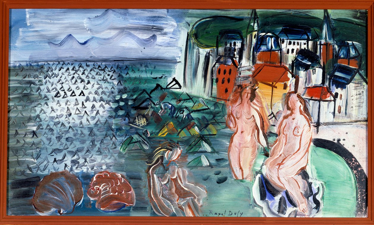 Zatoka Sainte-Adresse (Sainte-Adresse), XX wiek (olej na płótnie) autorstwa Raoul Dufy