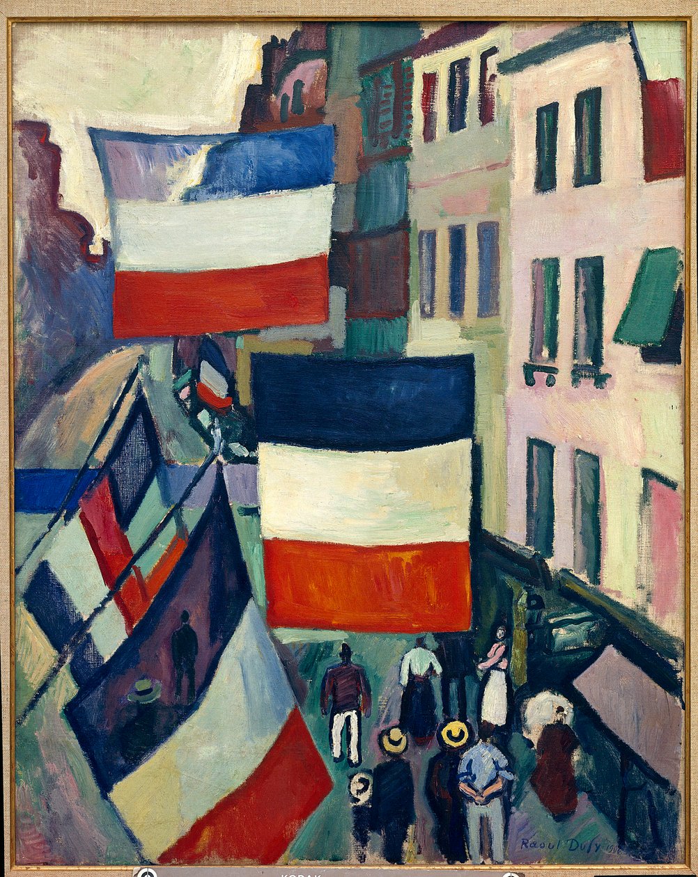 Ulica Bulwark 14 lipca autorstwa Raoul Dufy