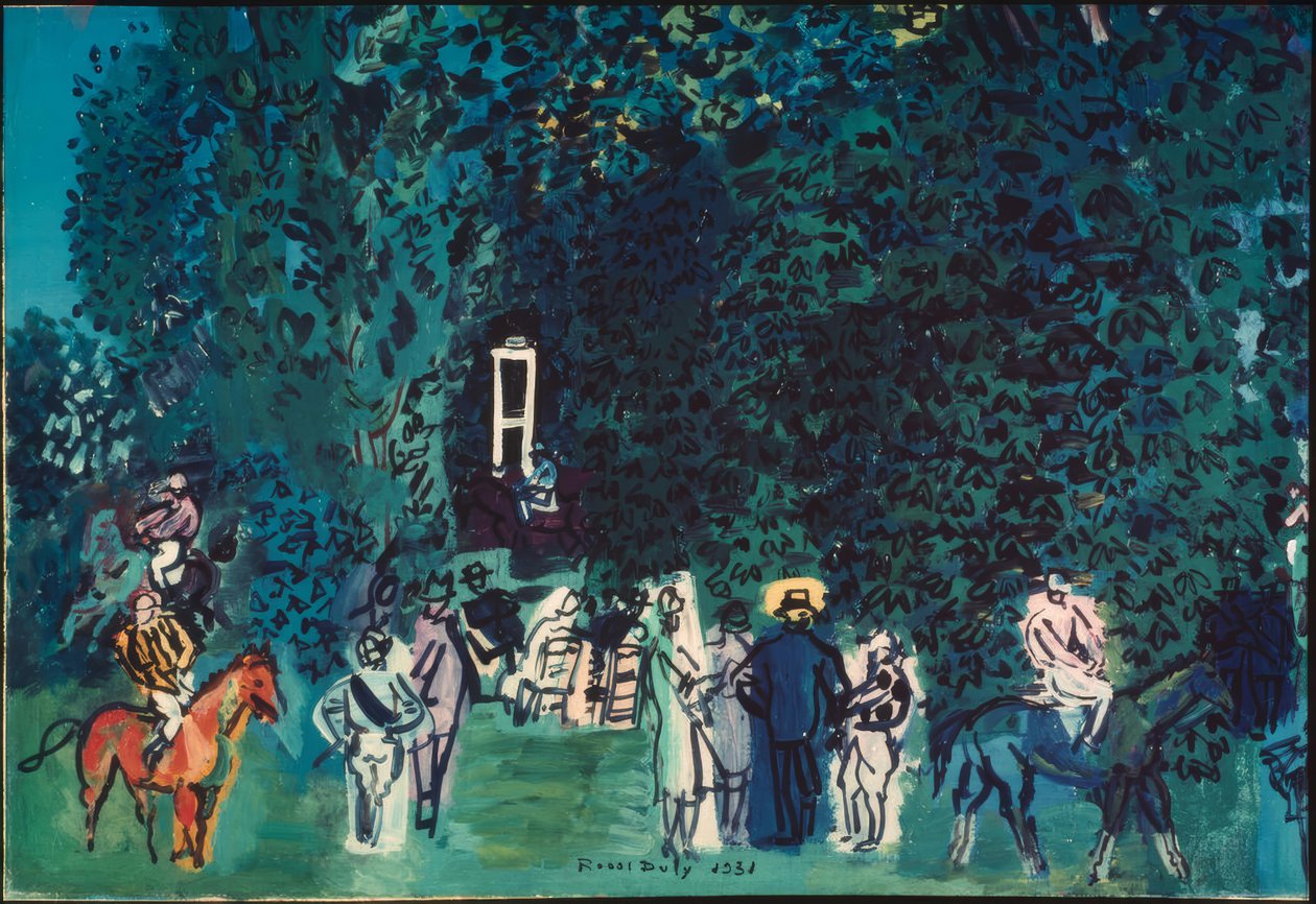 Deauville Paddock autorstwa Raoul Dufy