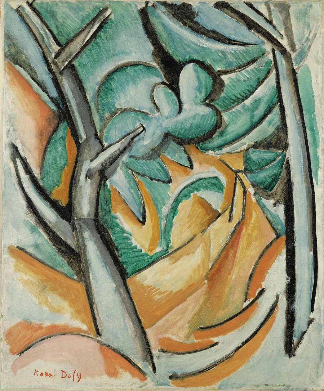 Zielone drzewa autorstwa Raoul Dufy