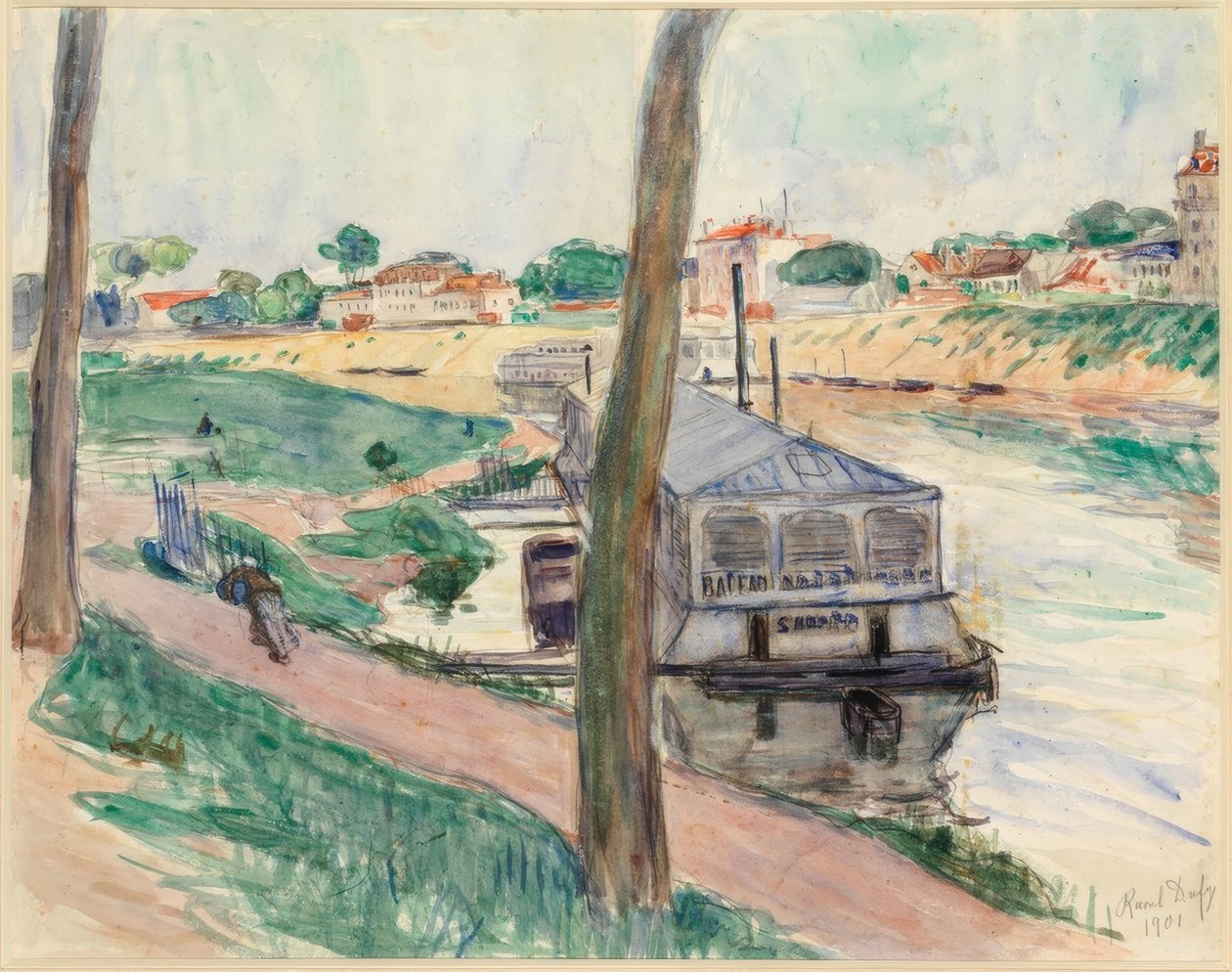 Houseboat autorstwa Raoul Dufy
