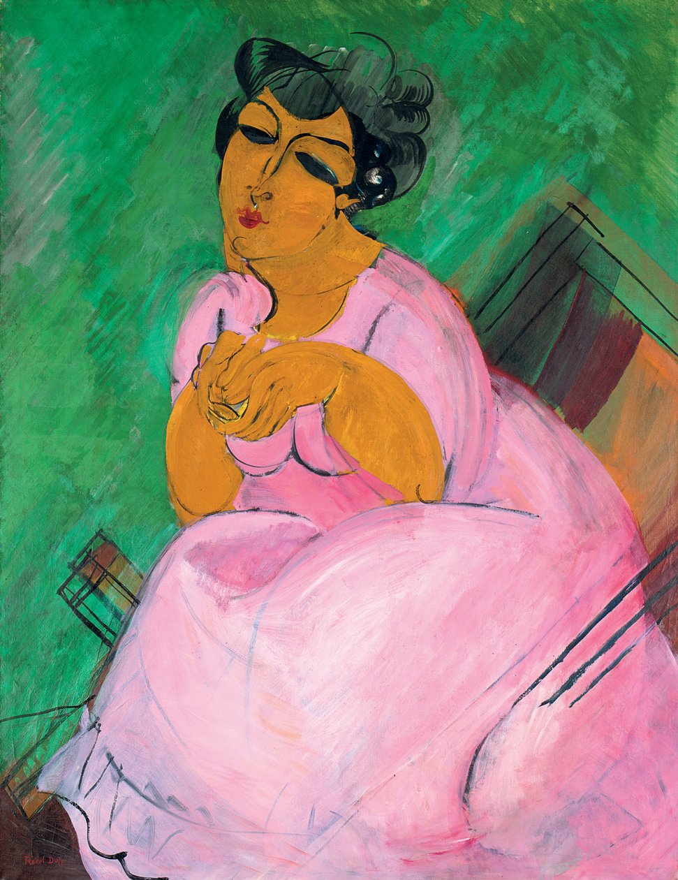 Dama w różu; La Dame en Rose autorstwa Raoul Dufy