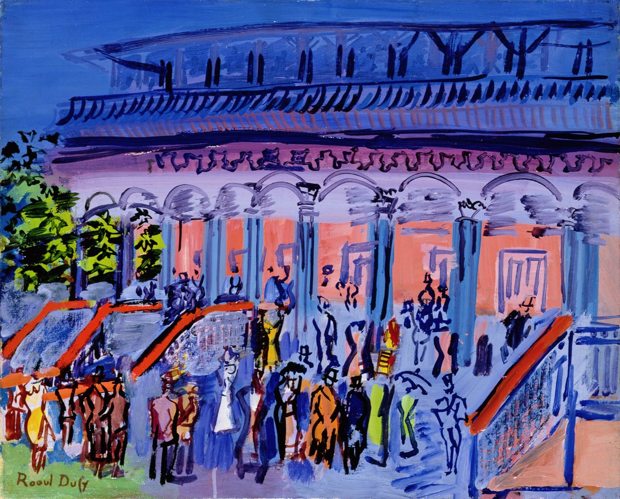 Ogrodzenie właściciela, ok. 1930-5 r. autorstwa Raoul Dufy