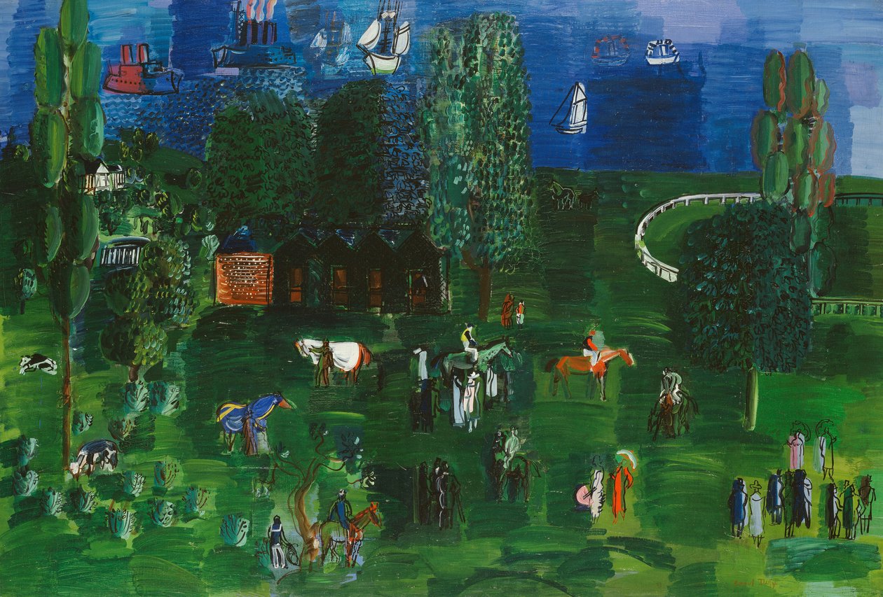 The Paddock; The Paddock autorstwa Raoul Dufy
