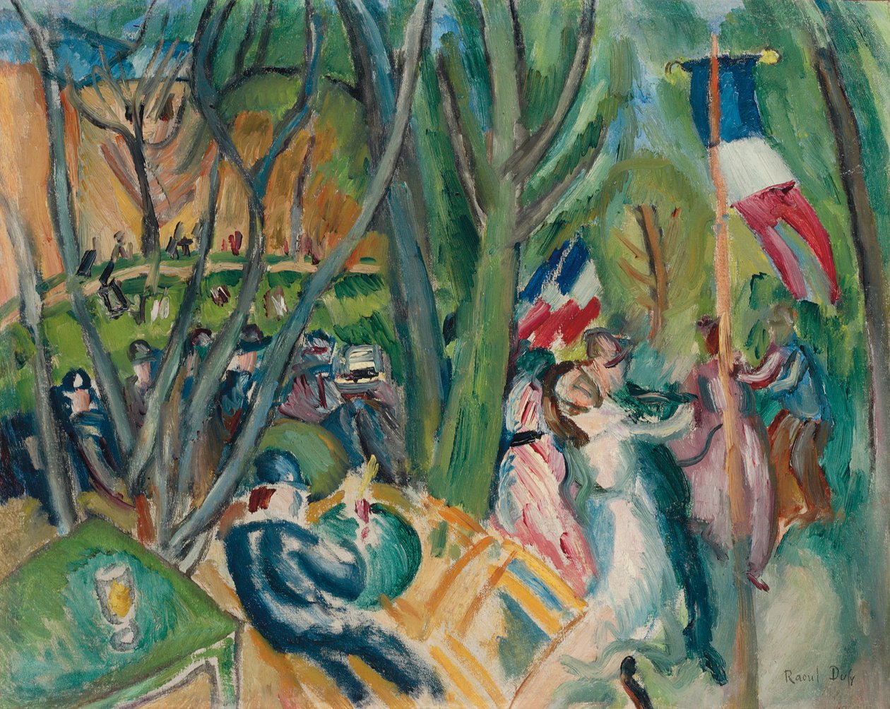 Taniec popularny; Le Bal Populaire autorstwa Raoul Dufy