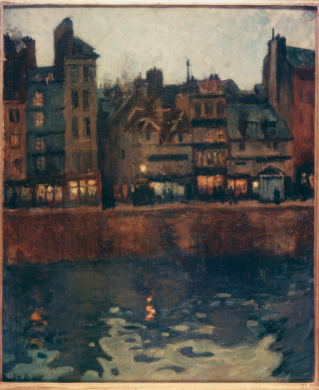 Port w Hawrze o zmierzchu autorstwa Raoul Dufy