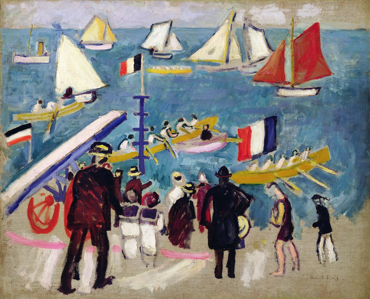 Regaty autorstwa Raoul Dufy