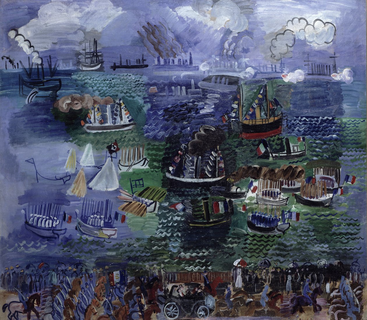 Regaty w Hawrze autorstwa Raoul Dufy