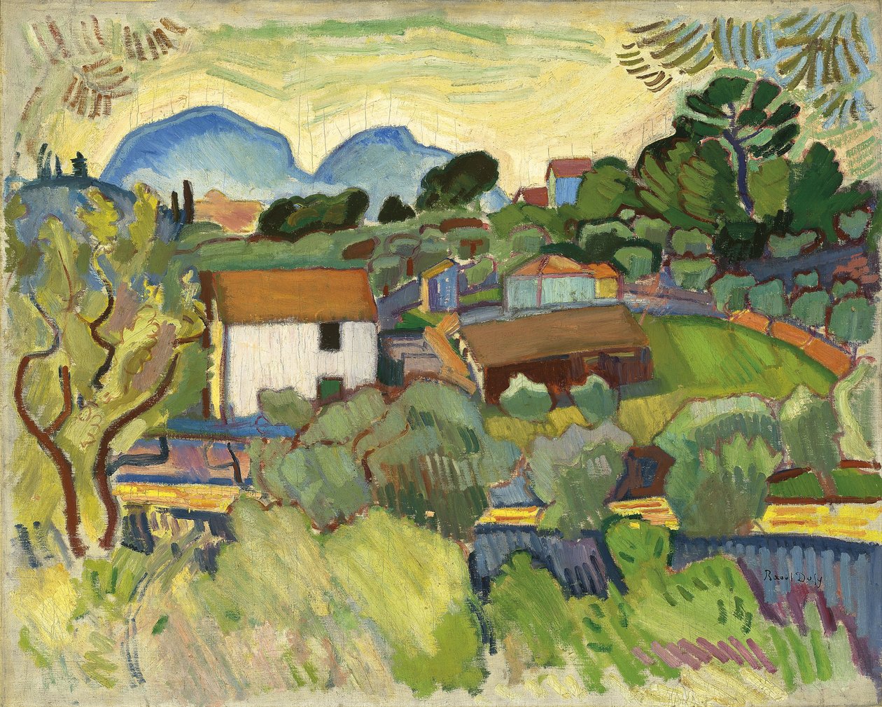 Rzeka autorstwa Raoul Dufy
