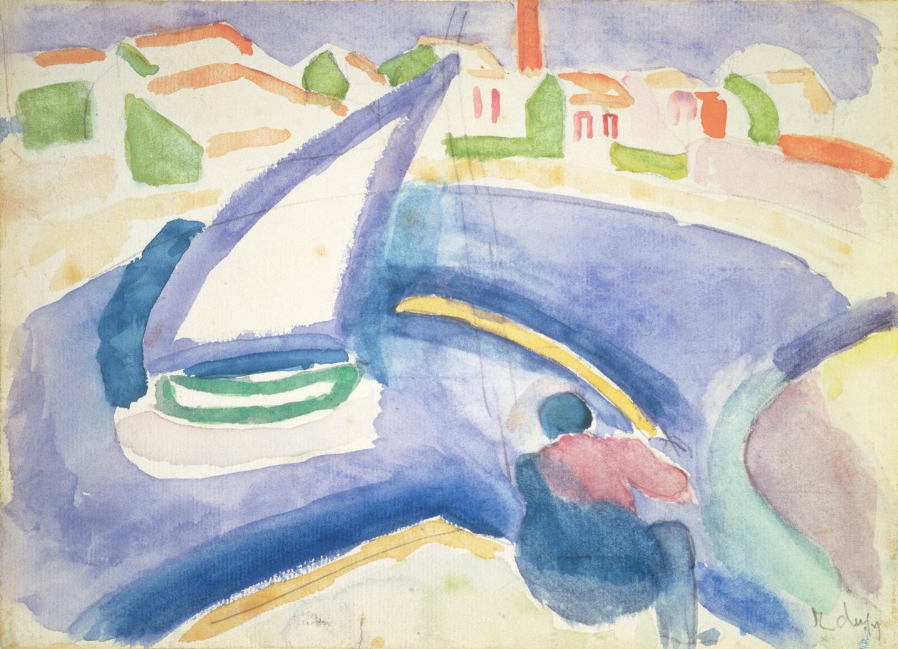 Żaglówka autorstwa Raoul Dufy