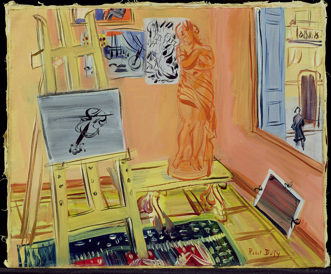 Studio, ok. 1942 (olej na płótnie) autorstwa Raoul Dufy