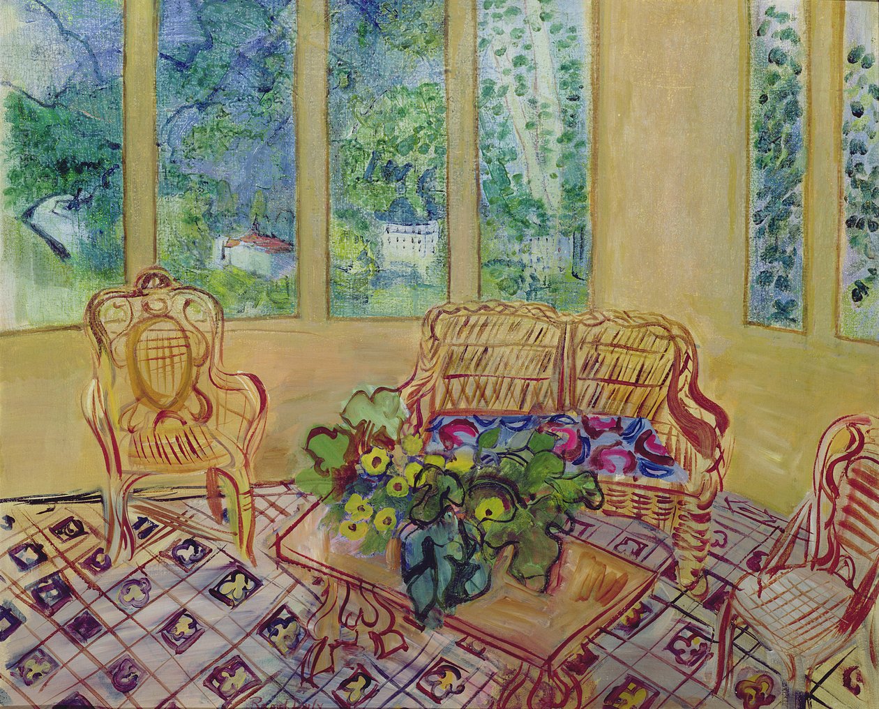 Ogród zimowy w Vernet-les-Bains autorstwa Raoul Dufy