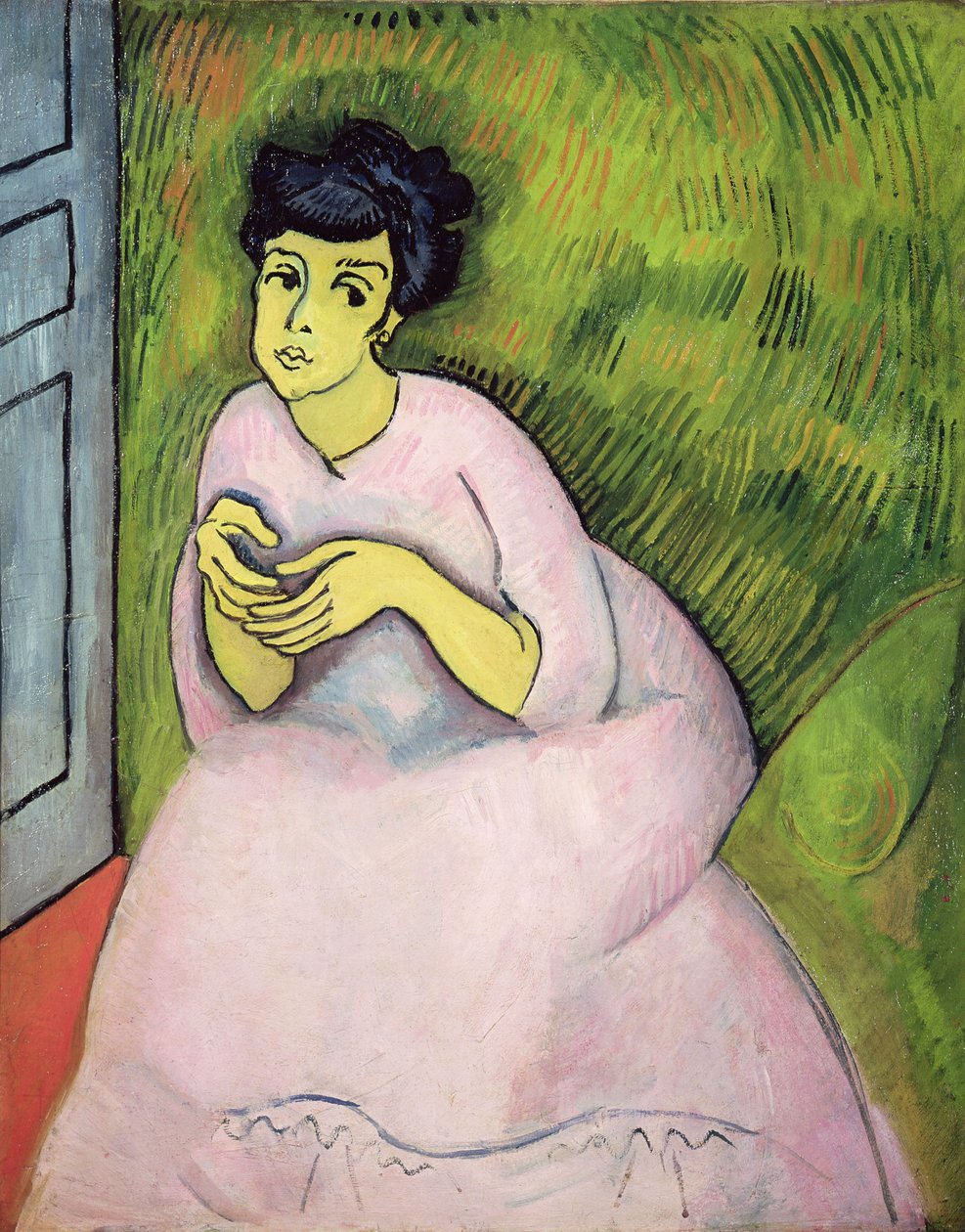 Kobieta w różu autorstwa Raoul Dufy