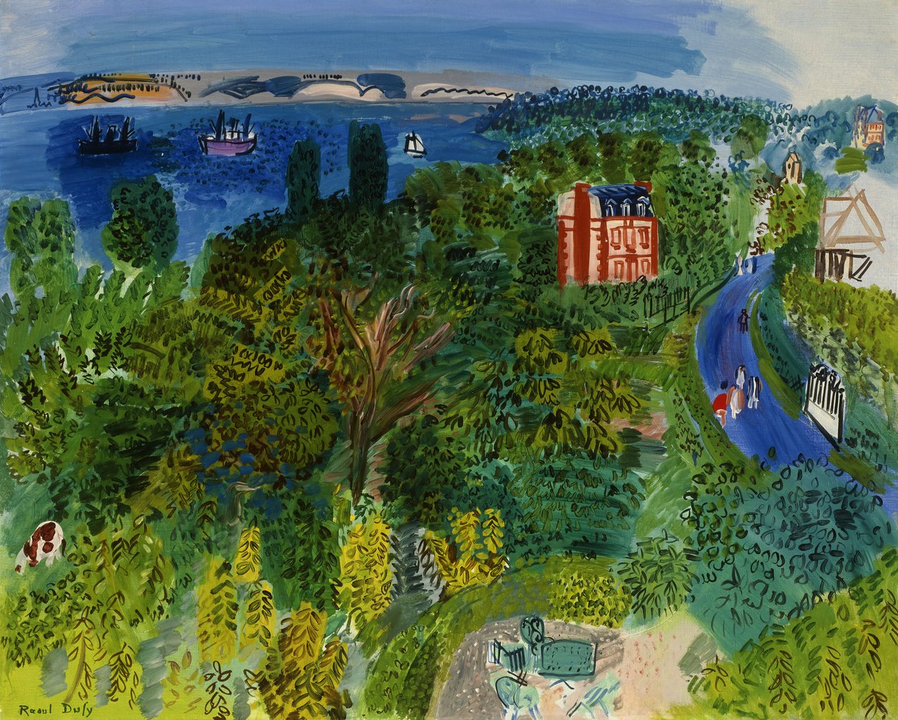 Villerville autorstwa Raoul Dufy
