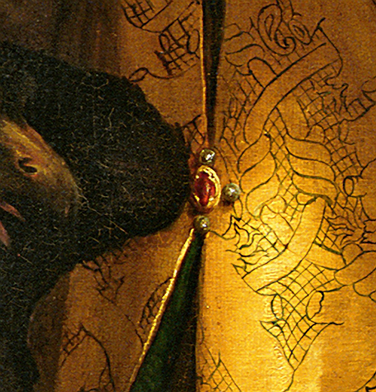 Fragment św. Cecylii w otoczeniu św. Pawła, św. Jana Ewangelisty, św. Augustyna i Marię Magdalenę, ok. 1513 olej na desce autorstwa Raffaello Sanzio Raphael