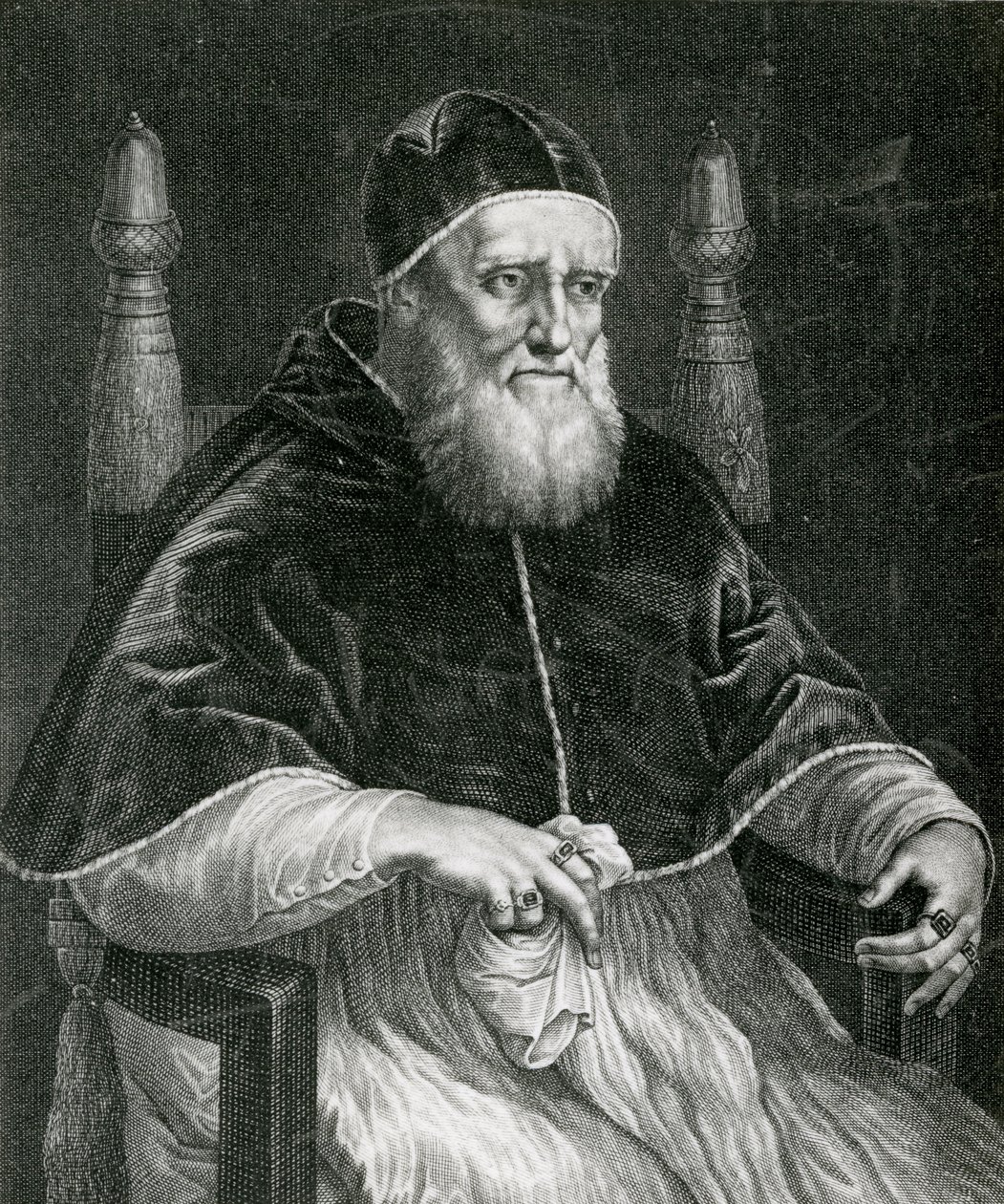 Papież Juliusz II (1443-1513) autorstwa Raffaello Sanzio Raphael